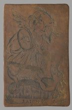 Saint Michael Fighting the Dragon, probably by Jan Maszewski (Masieski, fl. ca. 1750–1800), graphic