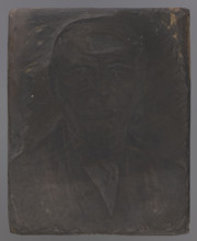 Portrait of Piotr Le Brun, Jr., draughtsman; male portrait; painter Piotr Le Brun (1802–1879) —