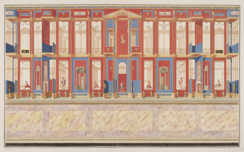 Vestigia delle Terme di Tito. Underground plan, Carlone, Marco (1742-1796), graphic artist; Brenna,