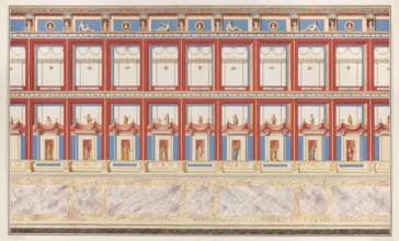 Vestigia delle Terme di Tito. Vault decoration in gallery 14, Carlone, Marco (1742-1796), graphic