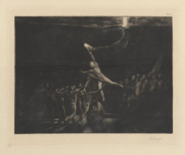Theft of Light, pl. 12, Brahms's Fantasy, Op. XII, Klinger, Max (1857–1920), graphic artist;