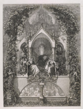 Dornröschen. Märchen von Grimm, Neureuther, Eugen Napoleon (1806-1882), graphic artist, Sleeping