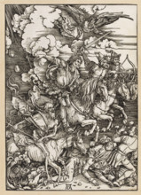 The Four Horsemen of the Apocalypse, from the 'Apocalypse' cycle, Dürer, Albrecht (1471–1528),