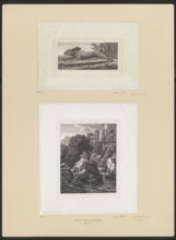 Felslandschaft mit der Jäger, Reinhart, Johann Christian (1761-1847), graphic artist; hunters;
