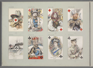 The Jack of Diamonds - Cossack on horseback, Tanski, Czeslaw (1862-1942), illustrator, restitution,