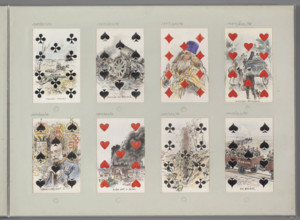 Ten of Spades — 'March of the German Army on Belgium,' Czeslaw Tanski (1862–1942), illustrator;