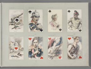 King of Hearts — Albert I Coburg (King of Belgium; 1875–1934); illustration by Czeslaw Tanski