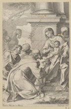 Adoration of the Magi; Sandrart, Jakob von (1630–1708), publisher; Maratti, Carlo (1625–1713),