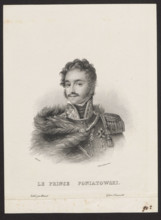 Portrait of Prince Józef Poniatowski; Ducarme, Pierre François (fl. ca. 1823–1833), graphic artist;