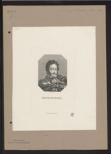 Portrait of Prince Józef Poniatowski; publisher: Schumann, Gebrüder (Zwickau; publishing house;