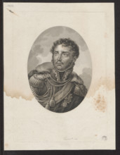 Portrait of Prince Józef Poniatowski; Nicolas Octave Tassaert (1800–1874), graphic artist;