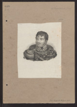 Portrait of Prince Józef Poniatowski; lithograph by Józef Kosminski (Warsaw; lithographic workshop;