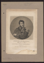 Portrait of Prince Józef Poniatowski; artist(s) Justine Lesuire (fl. ca. 1810) and Bourdain (fl.