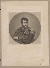 Portrait of Prince Józef Poniatowski; artists: Justine Lesuire (fl. ca. 1810) and Bourdain (fl.
