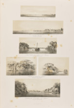 1) View of the Xingu River in the Amazon, December 23, 1842; 2) Rio das Amazonas, December 26,