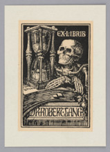 Ex libris Dr. Robert Lang; Dammköhler, Philipp (1871–1924), graphic artist; Witke-Jezewski, Dominik