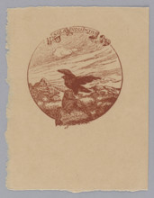 Ex libris Alberto Grosso; Alberto Grosso (1860–1928), graphic artist; bookplate (own bookplate),