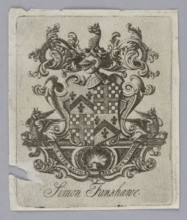 Simon Fanshawe: Dux Vitae Ratio in Cruce Victoria, graphic artist; heraldic animals; heraldic-text