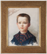 Portrait of Leon Tavernier, Bilinska-Bohdanowiczowa, Anna (1854–1893), portrait of a boy, 1889,