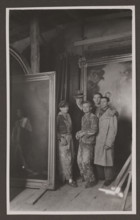 Vilnius. 'Restoration of Cathedral Paintings - J. Hoppen with Assistants', photographer: Zdanowscy,