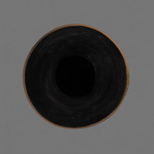 Red-figure pelike, Attic workshop, pelike (vessel), antique vessel, pink clay. Slightly matte black