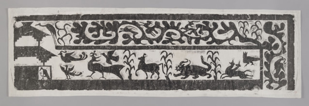 Mythical animals; graphic artist Witold Jablonski (1901–1957); Chinese art; Chinese Han dynasty