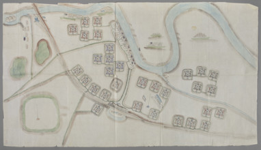 Fortification plan; graphic artist; Chinese art; Chinese; maps; early 20th century; graphic print;