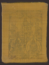 Tara and two bodhisattvas; Chinese/Tibetan Buddhist image of Tara (most likely the Green One) with