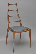 Chair H106, Homa, Edmund (1927–2019), Polish, manufacturer, furniture, organic (style), artistic