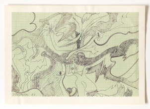 Untitled, Janusz Przybylski (1937–1998), painter, 1983, drawing, height 21 cm, width 30 cm