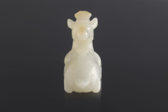 Deer paperweight; maker: Rubiec-Masalski, Fyodor Vasilyevich (1865–1920?); materials/subject: