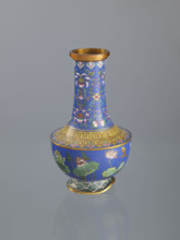 Vase; maker: Fyodor Vasilyevich Rubiec-Masalski (1865–1920?) and Jerzy Tulisov (1943– ); Chinese;