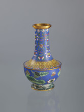 Vase; maker: Rubiec-Masalski, Fyodor Vasilyevich (1865–1920?) and Tulisov, Jerzy (1943– ); Chinese