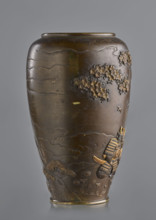 Vase by Fyodor Vasilyevich Rubiec-Masalski (1865–c.1920?) and Jerzy Tulisov (b.1943), Japanese,