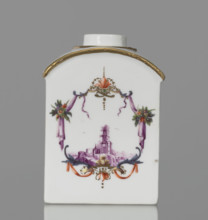 Four-sided tea bowl, Meissen (circa 1750), manufacturer possibly Koenigliche Porzellain Fabrique;