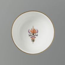 Hemispherical bowl, Koenigliche Porzellain Fabrique, Meissen (1710–1763), manufacturer; ca. 1750;