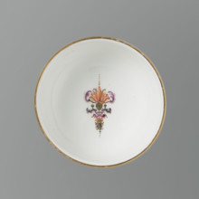 Hemispherical bowl, Koenigliche Porzellain Fabrique, Meissen (1710–1763), manufacturer, ca. 1750,