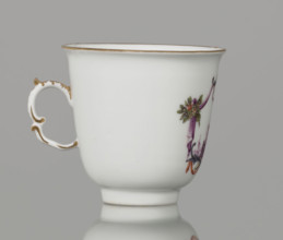 Tall chalice cup, Koenigliche Porzellain Fabrique, Meissen (1710–1763), manufacturer, ca. 1750;