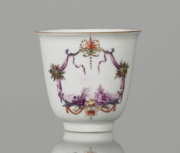 Tall chalice cup, Koenigliche Porzellain Fabrique, Meissen (1710–1763), manufacturer, ca. 1750,
