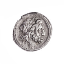 Victoria (personification); Jupiter (mythology); head of Jupiter; trophies; Victoria crowning;