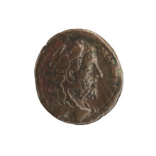 Commodus (161–192; Roman Emperor 177–192), issuer: Commodus — iconography: wreaths, clubs, lion