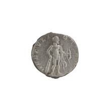 Denarius, Septimius Severus (146–211; Roman emperor 193–211), 196–197. Obverse: Head of Septimius