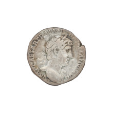 Denarius, Hadrian (76–138; Roman emperor 117–138). Obverse: Bust of Hadrian with laurel wreath