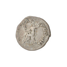 Denarius, Hadrian (76–138; Roman emperor 117–138). Obverse: Bust of Hadrian with laurel wreath