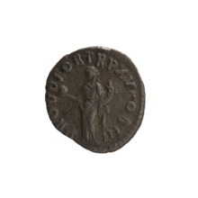 Denarius of Marcus Aurelius (121–180; Roman emperor 161–180). Obverse: Head of Marcus Aurelius with