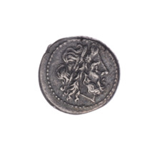 Jupiter (mythology), head of Jupiter, laurel wreath (attribute), Victoria (personification),