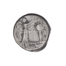 Victoria (personification); Jupiter (mythology) — Obverse: Head of Jupiter in a laurel wreath