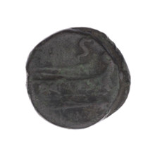 Semis, publisher; obverse: head of Saturn with laurel wreath facing right, with value mark 'S'