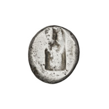 Shekel (5th–4th century BC). Obverse: King Artaxerxes II (404–358 BC) in a long robe, wearing a