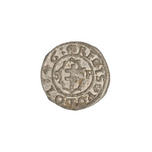 Crown ternary, Sigismund I the Old (King of Poland; 1506–1548), crowns, eagles, coats of arms,